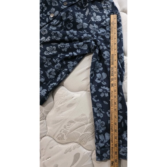 Quacker‎ Factory Floralicious Snap Front Jacket 681255 Medium - Picture 12 of 16